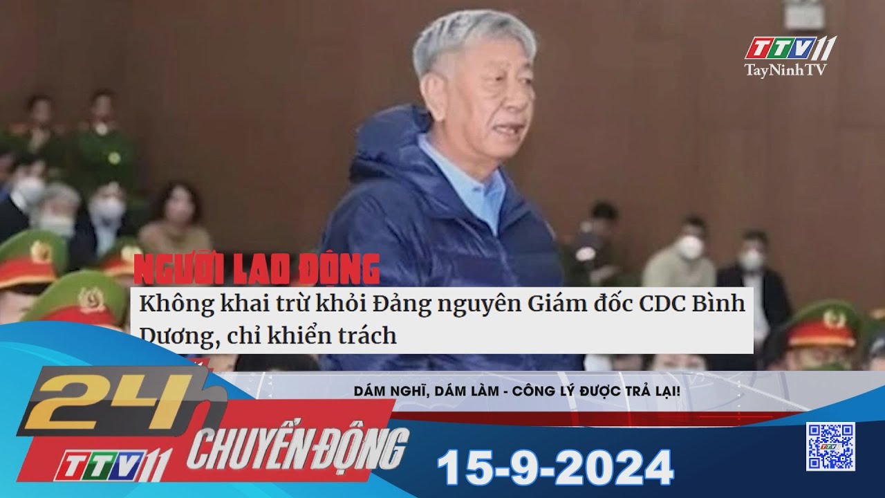 24h Chuyển động 15-9-2024 | Tin tức hôm nay | TayNinhTV